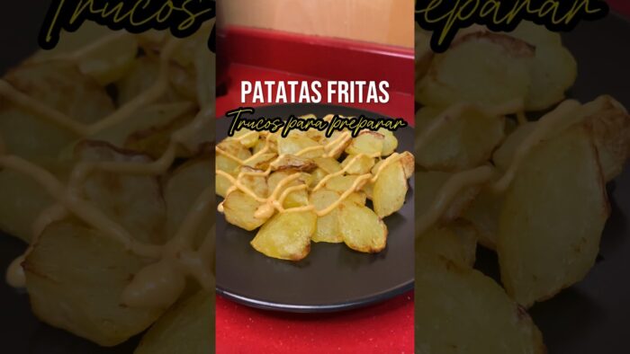 Patatas fritas en #airfryer #recetarapida #freidoradeaire #recetasfaciles #consejoscocina #recetas