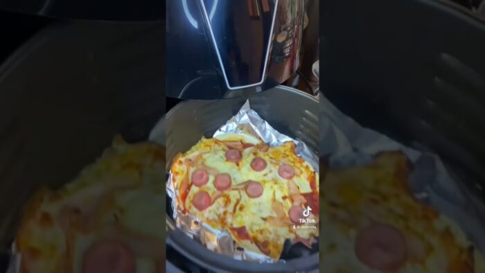 Pizza 🍕 Team Freidora de Aire antes que Sarten #freidoradeaire #receta #pizzacasera #comida #pizza
