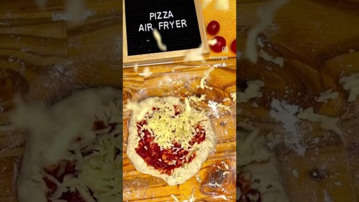 Pizza en Air Fryer #receta #pizza #airfryer #recipe