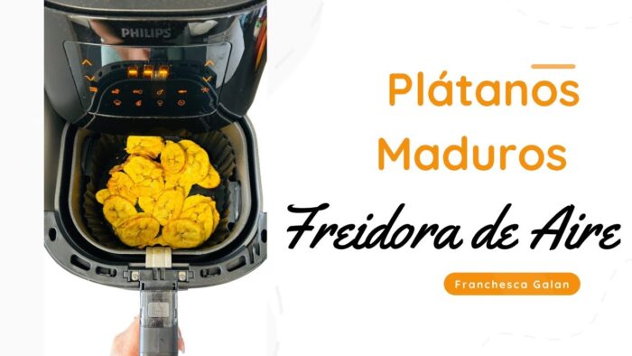 Plátanos Maduros en la Freidora de Aire! Tienes que probarlo! #airfryer #recipe #food