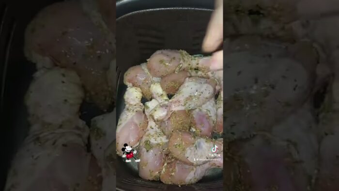 Pollo en la freidora de aire EXCELENTE #freidoradeaire #viral #shorts