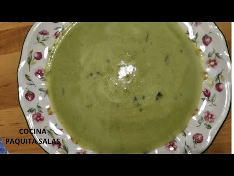 RIQUISIMA SOPA DE ESPARRAGOS CON O SIN THERMOMIX/RECETA FACIL Y RAPIDA/COCINA PAQUITA SALAS