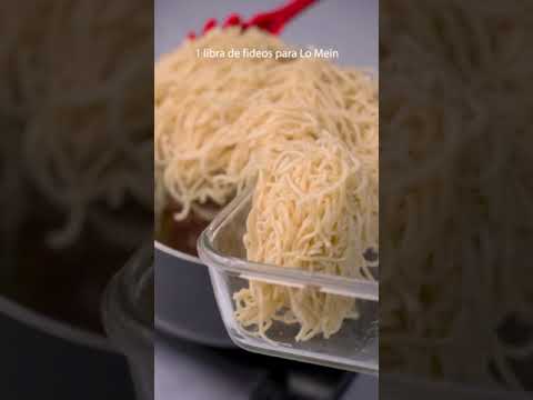 Receta de Lo Mein con Pork Belly