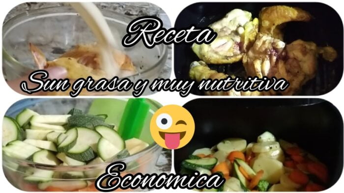 Receta fácil  de preparar en freidora  de aire