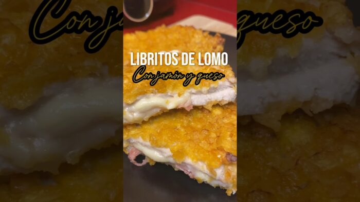 Receta libritos de lomo con jamon y queso #airfryer #recetarapida #freidoradeaire #recetasfaciles