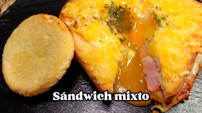 🍞 Receta perfecta de SÁNDWICH MIXTO en freidora de aire con huevo y sin huevo 😋