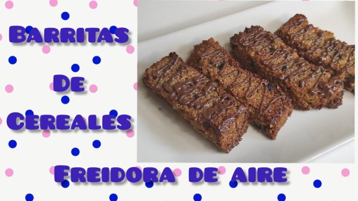 Recetas freidora de aire | BARRITAS DE CEREALES | Airfryer