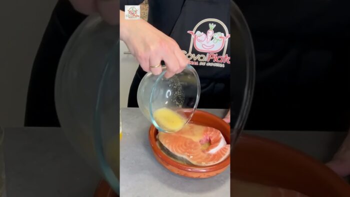 SALMÓN en FREIDORA DE AIRE, con salsita de cítricos, delicioso y fácil # #recetas #airfryer