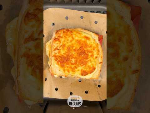 SÁNDWICH 🥪 FÁCIL y RICO en FREIDORA DE AIRE