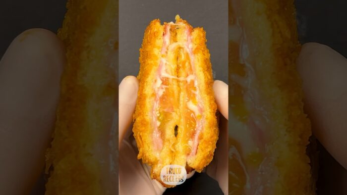SÁNDWICH 🥪 RELLENO en FREIDORA DE AIRE