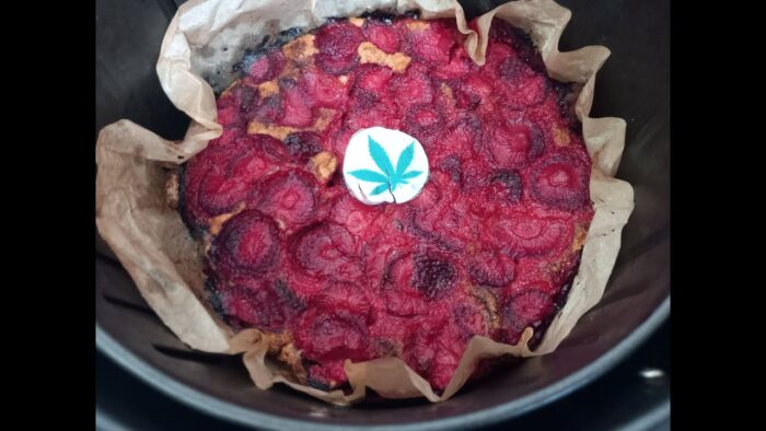 TARTA DE FRESA MÁGICA, SIN HARINAS CON LA AIR FRYER( Y HORNO)🍓🍓🍰😛💚