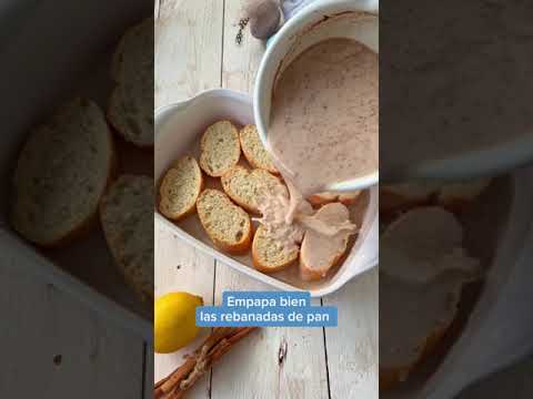 Torrijas en freidora de aire – Recetas La Lechera #shorts