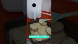 🍞 Vaya PINTAZA tiene esta receta 🤤 ¡TORRIJAS EN AIR FRYER! 👨‍🍳#recetas #airfryer