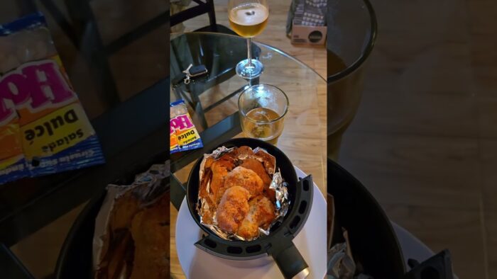 alitas en freidora de aire #food #wings #chikenwings #alitas #airfryer #airfryerrecipes #freidora