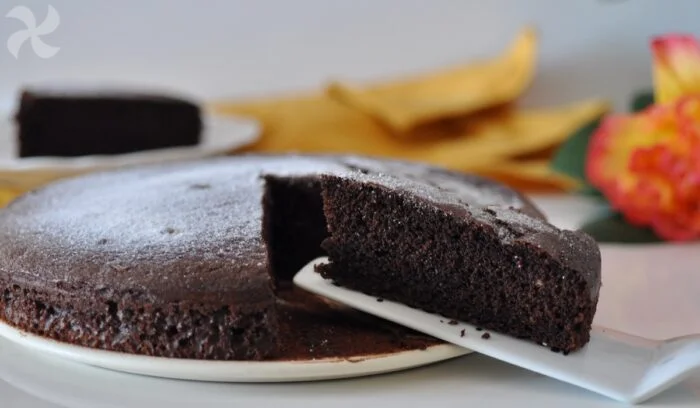 Bizcocho de cacao y nutella