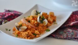 Cuscús con marisco