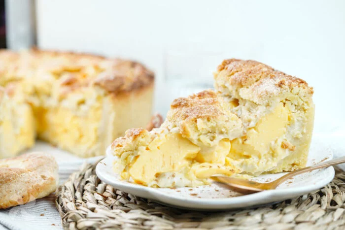 Pastel Vasco con crema