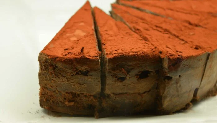 Tarta de tres chocolates, receta en Thermomix