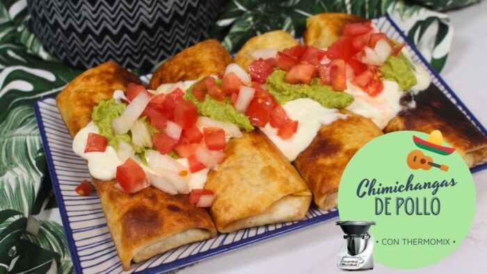 🌮¡Chimichangas de pollo perfectas en Thermomix!🌮 Receta fácil y deliciosa