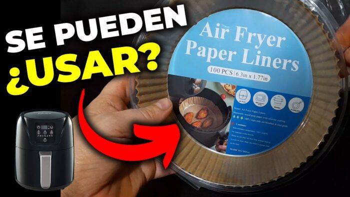 ¿Se puede usar papel encerado en freidora de aire? | Oster de 4 litros