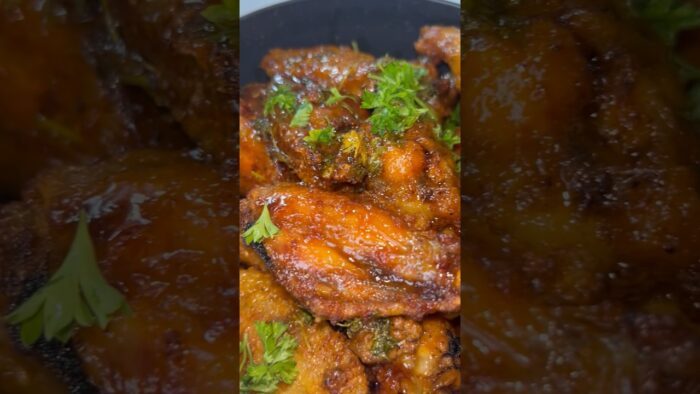 2x Spicy Crispy Air Fry Chicken Wings Recipe #shortvideo #2xspicychallenge #airfryerchicken
