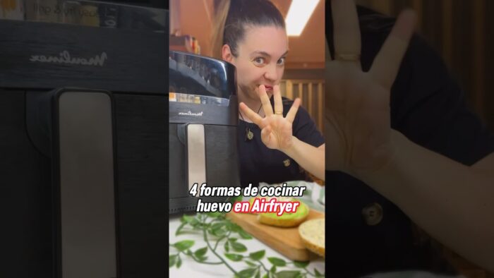 4 formas de cocinar huevo en Airfryer