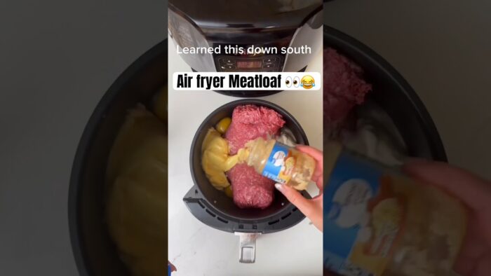 Air fryer meat loaf. #cookingfails #cooking #comedycooking #recipe #funnycook #brandonrainwater