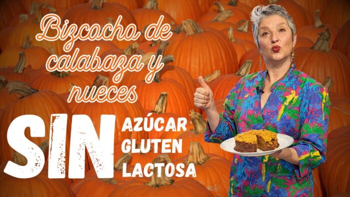❌ BIZCOCHO DE CALABAZA SIN AZÚCAR | SIN LACTOSA | SIN GLUTEN ❌ APTO DIABÉTICOS con Thermomix® #TM6