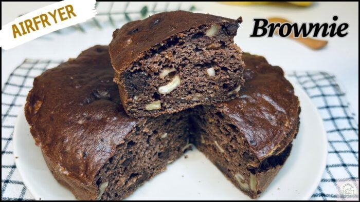 BROWNIE EN FREIDORA DE AIRE! – Postres Saludables en Airfryer – Dia #1