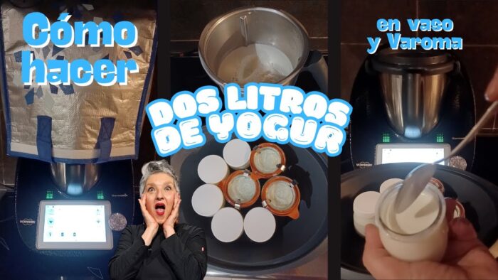 🥛🐮 CÓMO HACER 2 LITROS DE YOGUR (o más) EN EL VASO Y EL VAROMA® 🐮🥛 con Thermomix® #TM6 🔝