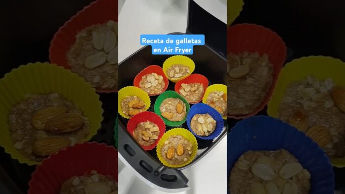 Cocina galletas veganas muy fácil con tu freidora de aire 🍪❤️