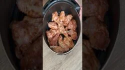 Como hacer ALITAS EN AIRFRYER-recetas caseras #shorts