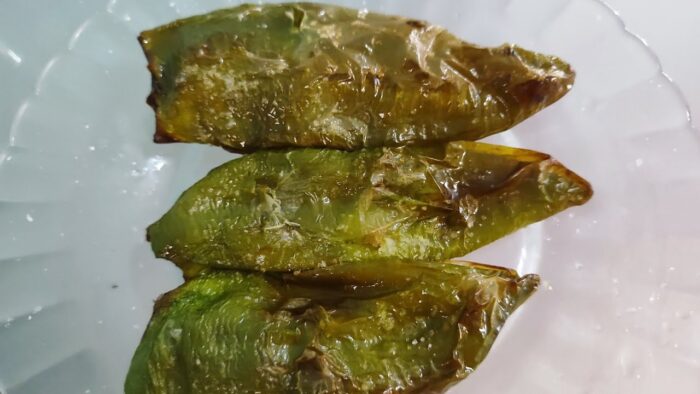 Cómo hacer pimientos verdes (chiles)🫑 asados en freidora de aire #airfrayer #cocinafacil