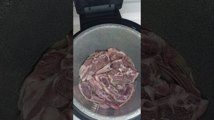 Cordero en freidora de aire con alegría 💃 #recetasfaciles #freidoradeaire #ollagm