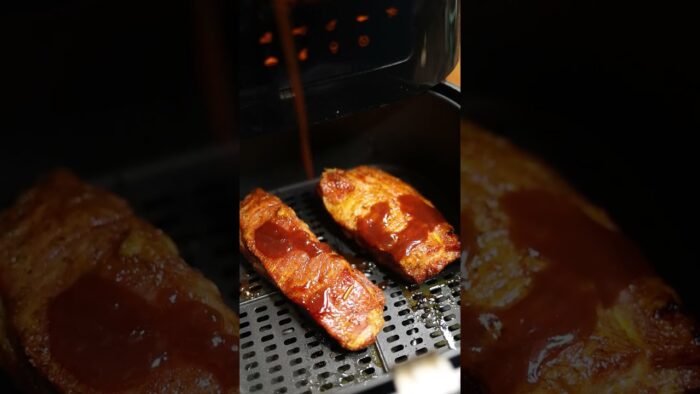 Costillita en la Freidora de Aire 🍖💨#freidoradeaire #AirFryer #tutorial #vlog #fyp #receta #shorts