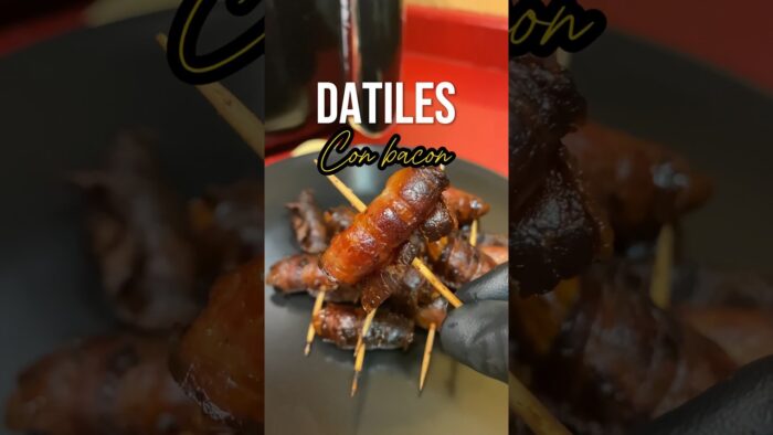 Datiles con bacon en tu #freidoradeaire #airfryer #recetarapida #recetasfaciles #freidora #recetas