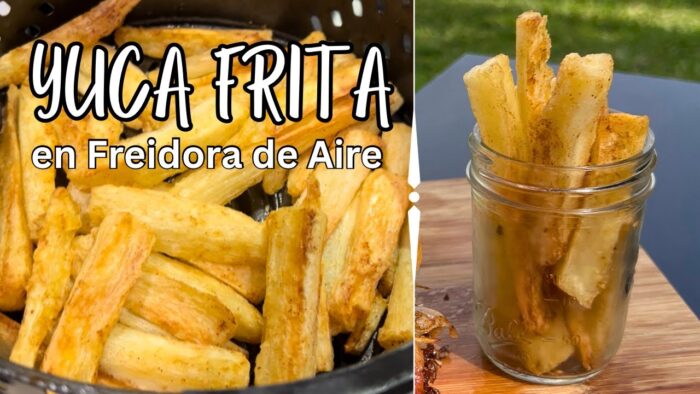 Dirás adiós a las Papas Fritas luego de probar esta Yuca Frita en la Freidora de Aire | A LA PLANCHA