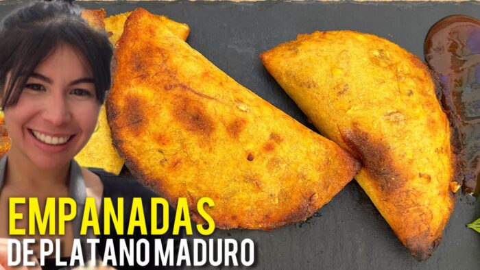 🥟EMPANADAS DE PLATANO MADURO en freidora de aire | Sin gluten