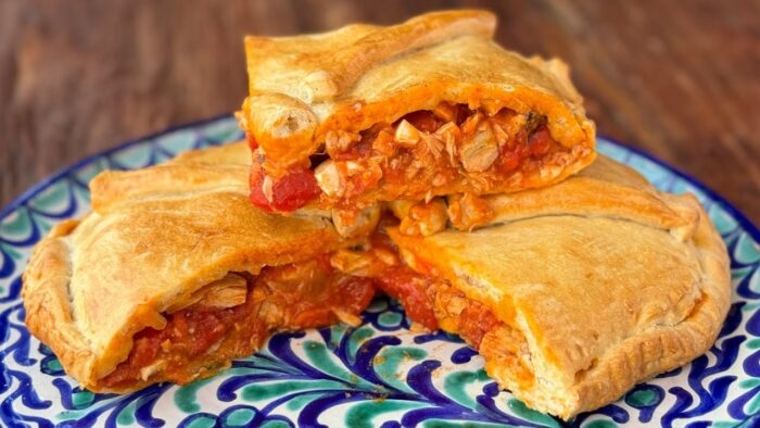 Empanada de atún en freidora de aire