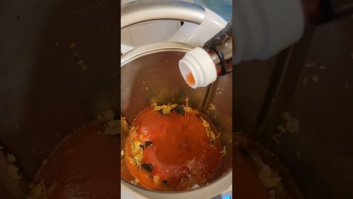 Estofado de berenjena picante en la Thermomix