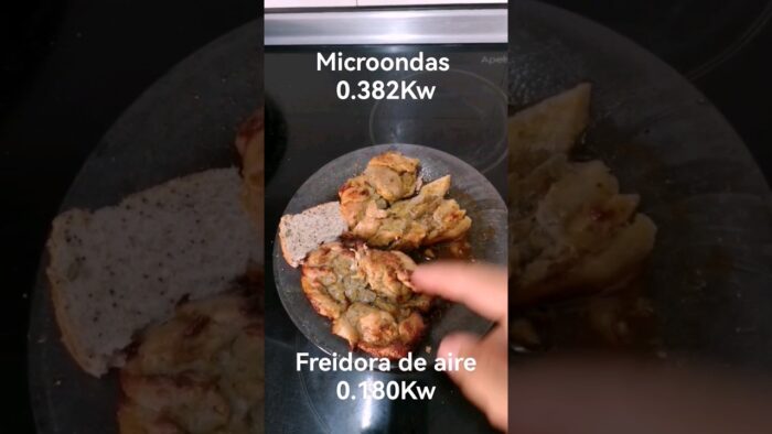 Freidora de aire VS microondas, cual consume más? #cocina #cocinafacil #tipsdecocina