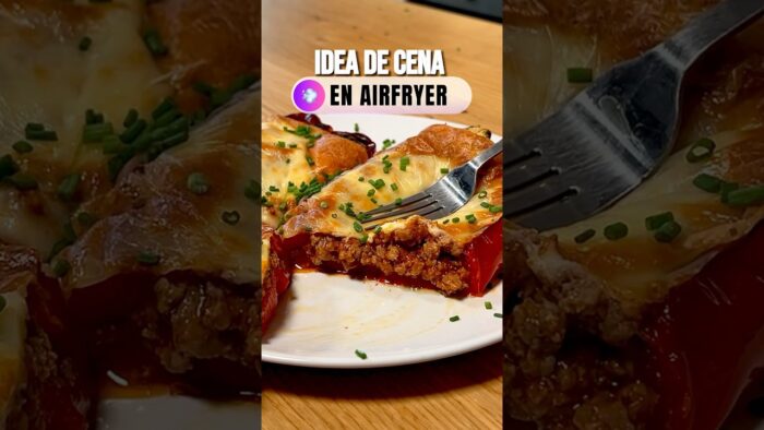 IDEA DE CENA EN AIRFRYER #receta #freidoradeaire #recetas