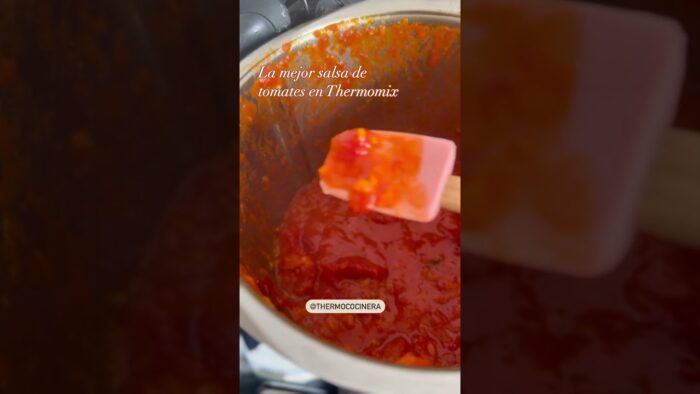 La mejor salsa de tomates con Thermomix