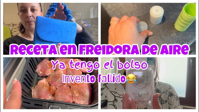 NUEVA RECETA EN FREIDORA DE AIRE🍗 PAQUETE DE SHEIN Y AMAZON📦QUE ME PARECE EL DETERGENTE NUEVO🤔