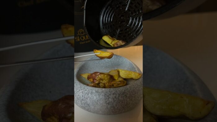 🥔 PAPA 🥔 a que no sabías que esta es la mejor receta | PAPAS EN CASCO CROCANTES | Freidora de aire
