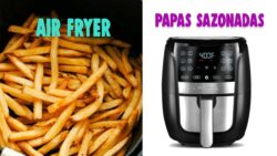 Papas Fritas en freidora de Aire air fryer french fries