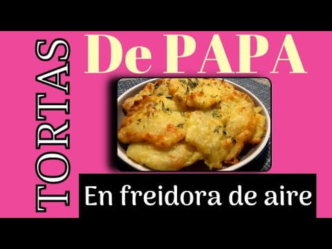 RECETA: TORTAS DE PAPA EN FREIDORA DE AIRE