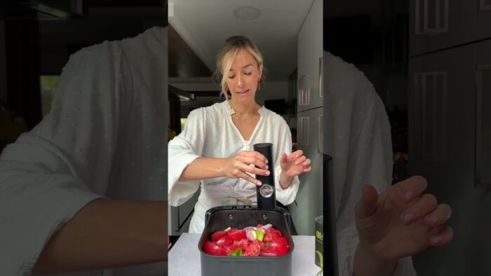 Salsa de tomate casera en FREIDORA DE AIRE #salsadetomate #recetasquefuncionan