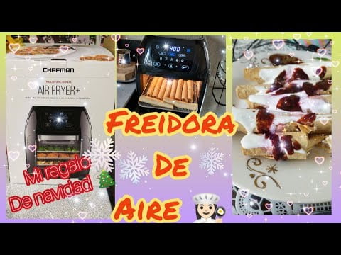 💛freidora de aire CHEFMAN| AIR FRYER la ponemos a prueba √ Regalo de navidad 🎄