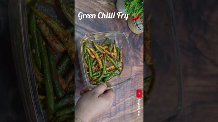 green chilli fry in air fryer #trending #food #recipe #indianfood #airfryer #airfryerrecipes